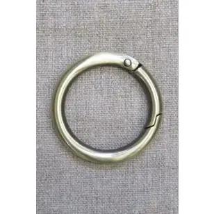 Rund Karabinhage i gl.guld 45 mm. - Spænder og hægter