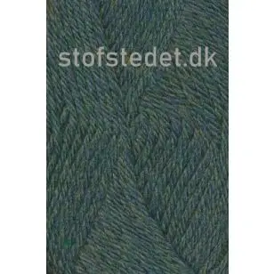 Ragg strømpegarn i meleret lys petrol - P: 5 - Ragg  Strømpegarn