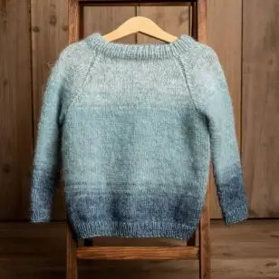 Uldklumpers strikkeopskrift - Luxuxsweater Str. 1-12 år - Strikkeopskrift Uldklumper