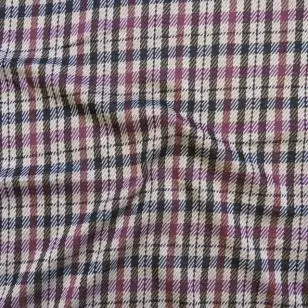 Strik med tern i beige army mørk rosa - Strik