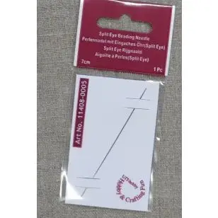 Splitnål / perlenål på 7 cm. - Nåle og Symaskinenåle