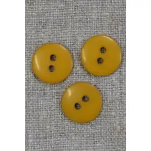 2-huls knap i carry 15 mm. - Knapper Grøn, gul og orange