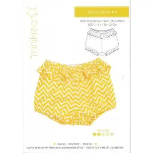 110 Minikrea Baby Bloomers - Snitmønstre Minikrea