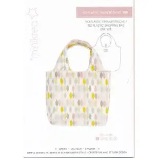109 Minikrea No Plastic Indkøbstaske - Snitmønstre Minikrea