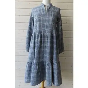 Kjole i tern med flæser, Onion 2087 - Inspiration