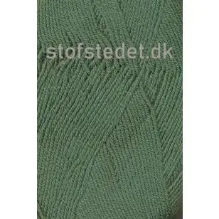 Lana Cotton 212- Uld-bomuld i Støvet grøn - P: 3-3½ - Lana 212 Uld/Bomuld