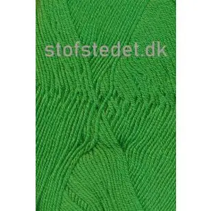 Lana Cotton 212- Uld-bomuld i Græsgrøn - P: 3-3½ - Lana 212 Uld/Bomuld