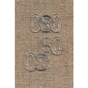 BH-lukning 10 mm. klar - Tilbehør til BH og undertøj