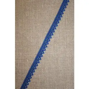 Smal blonde med takker, koboltblå - Blonder