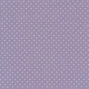 Bomuld med små prikker i lyselilla/hvid - Div mønstret bomuld