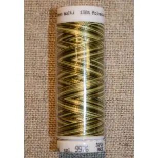 Broderitråd Mettler, multi army-oliven-lysegrøn - 