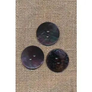 Perlemors-knap i grå 20 mm. - Tilbud knapper