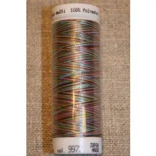 Broderitråd Mettler, multi turkis-lyserød-lime - Broderitråd og Diverse tråd