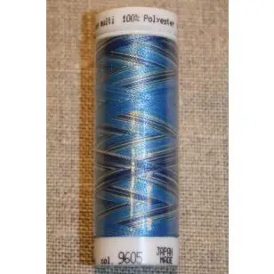 Broderitråd Mettler, multi blå-koboltblå-lyseblå - Broderitråd og Diverse tråd
