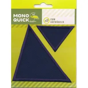 Strygemærker med 2 3-kanter i marine - Reparationslapper